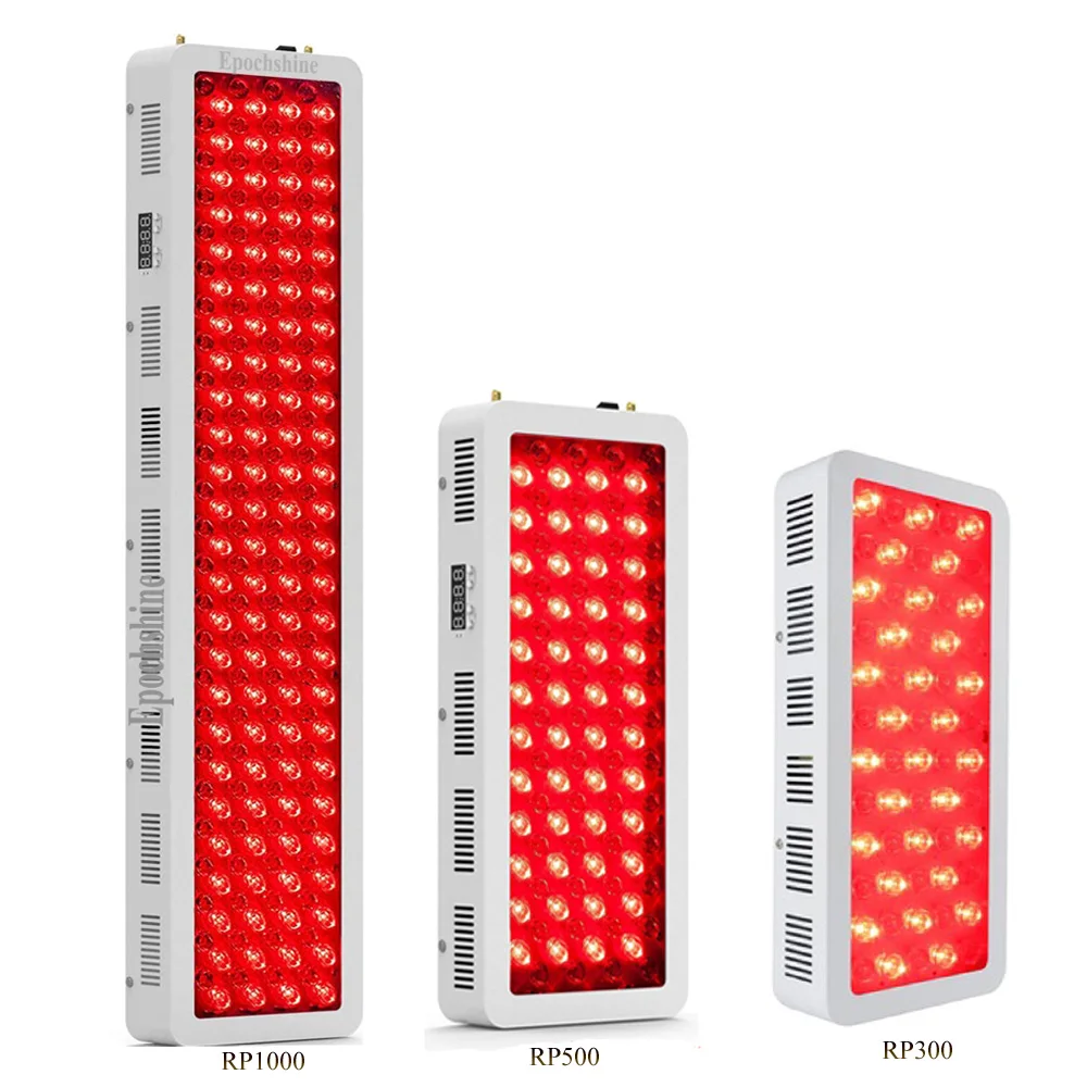 Factory Professional Low EMF 300/500/1000/1500W Anti Aging 660nm 850nm fullbody near Infrared red Therapy panelRed LED GrowLamp
