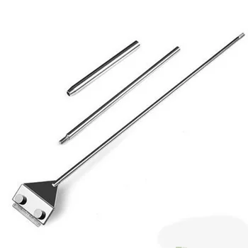 

Aquarium Cleaning Tools Set of 3 Stainless Steel Scraping Algae knife Fish Tank Removal Algae Clean Brush