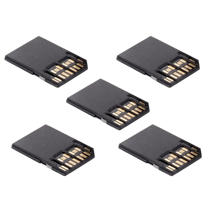 

5pcs UHS-II 4.0 Micro-SD SDHC SDXC TF Card to SD SDHC SDXC Card Adapter Kit