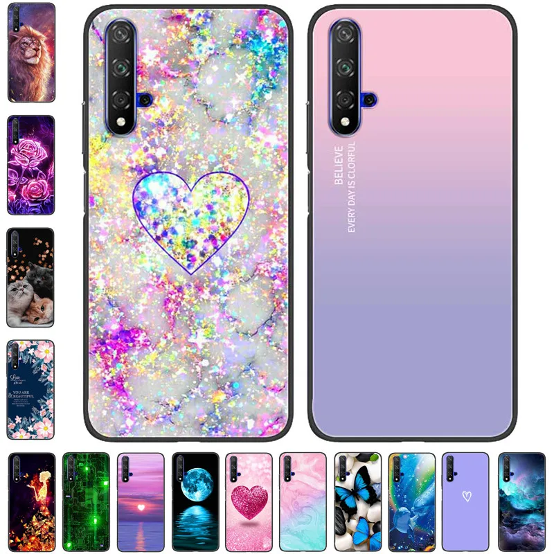 Фото Чехол для Realme X3 SuperZoom, Окрашенный черный силиконовый мягкий чехол для телефона из ТПУ для OPPO realmx3 SuperZoom, чехол s Funda RMX2086 6,6'' №1