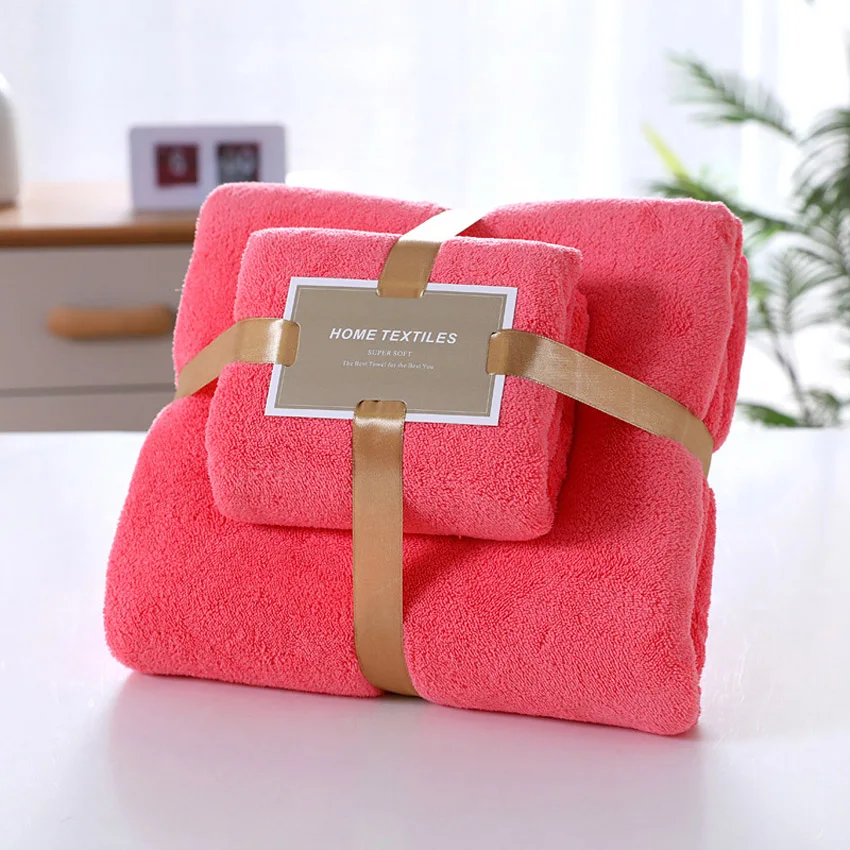 Pomegranate Red Мягкое однотонное полотенце из микрофибры, 35*75 см, полотенце для лица, 70*140 см, банное полотенце для спа, домашняя Ванная комната для взрослых, Toalha - Цвет: Pomegranate Red