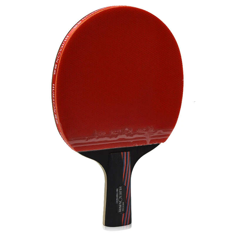 Huieson Hybrid Carbon Fiber Table Tennis Racket Blade Double Face Pimples-in Racket Rubber Ping Pong Paddle for Senior Players (12)