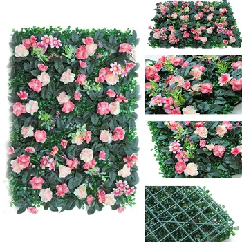 

Artificial flower wall lawn wedding DIY background wall decoration artificial plant wall party Festival wedding