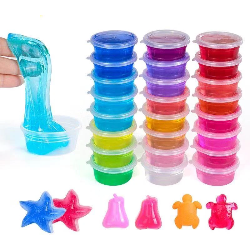 1 Pcs Slime Toys Crystal Glue for Fluffy Putty Cloud Plasticine Clay Light Polymer Kids Supplies Toy | Игрушки и хобби