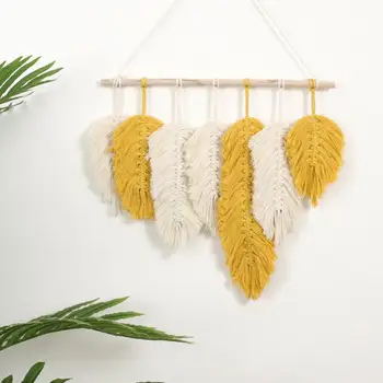 

Bohemian Wall Hanging Handmade Woven Dreamcatcher Geometric Tapestry Art Beautiful Apartment Dorm Room Decoration