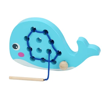 

Threading Game Early Childhood Teaching Aids Toddler Exercise Training Hands-On Ability Wooden Toys