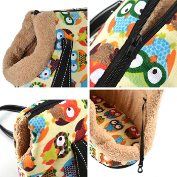 Fashion Pet Carrier For Small Dogs Cats Warm Fleece Puppy Dog Bags Outdoor Travel Slings For Chihuahua Dog cat Products 5