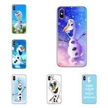 Para Huawei Mate Honor 4C 5C 5X 6X 7 7A 7C 8 9 10 8C 8X 20 Lite Pro cubierta de la caja del teléfono móvil de copos de nieve estrellas muñeco de nieve OLAF patrón