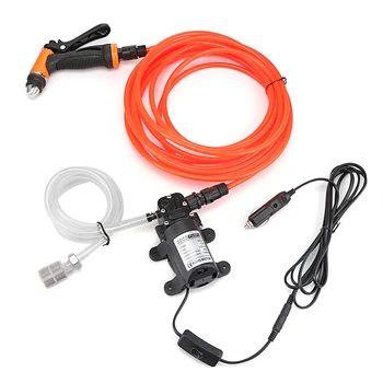 

Max0.9Mpa DC 12V 80W Micro Electric Diaphragm Water Pump Automatic Switch 5.5L/Min High Pressure Car Washing Spray Water Pump