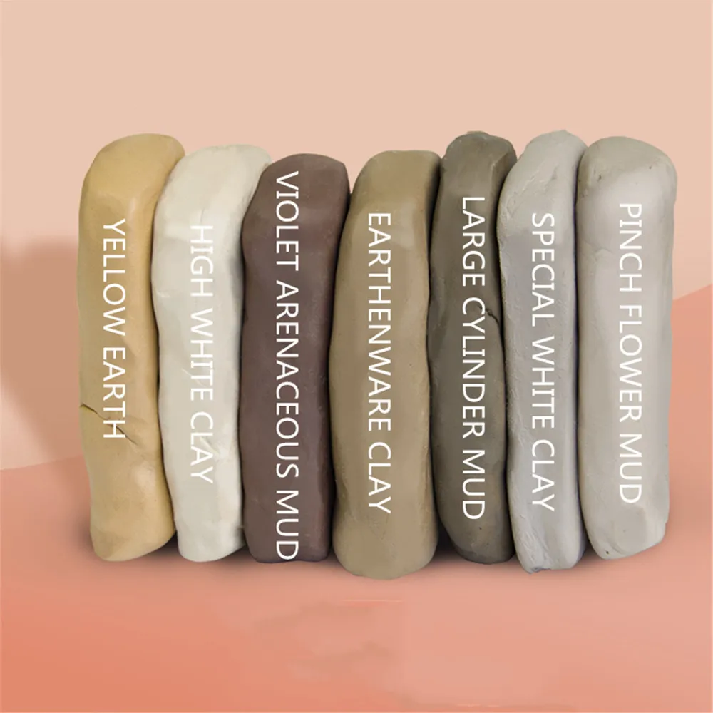 500g Professional Soft Clay Mud Carved Ceramic Soft Clay Professional