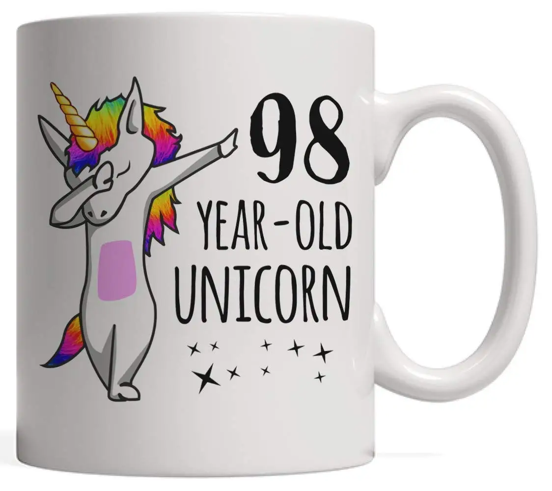 Unicorn Dabbing Mug Legends Are Born In 1919 98th Birthday Anniversary Bday Gift | Дом и сад