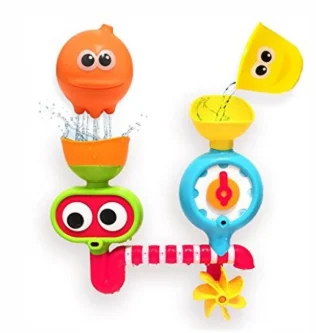 

Bath Toy Submarine Spray Station no Battery Operated Water With Hand Shower Bath Tub Toys