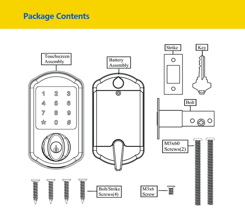 Nordson Смарт RFID дверной замок металлическая сенсорная клавиатура на батарейках пароль дэдболт цифровой замок для домашнего офиса