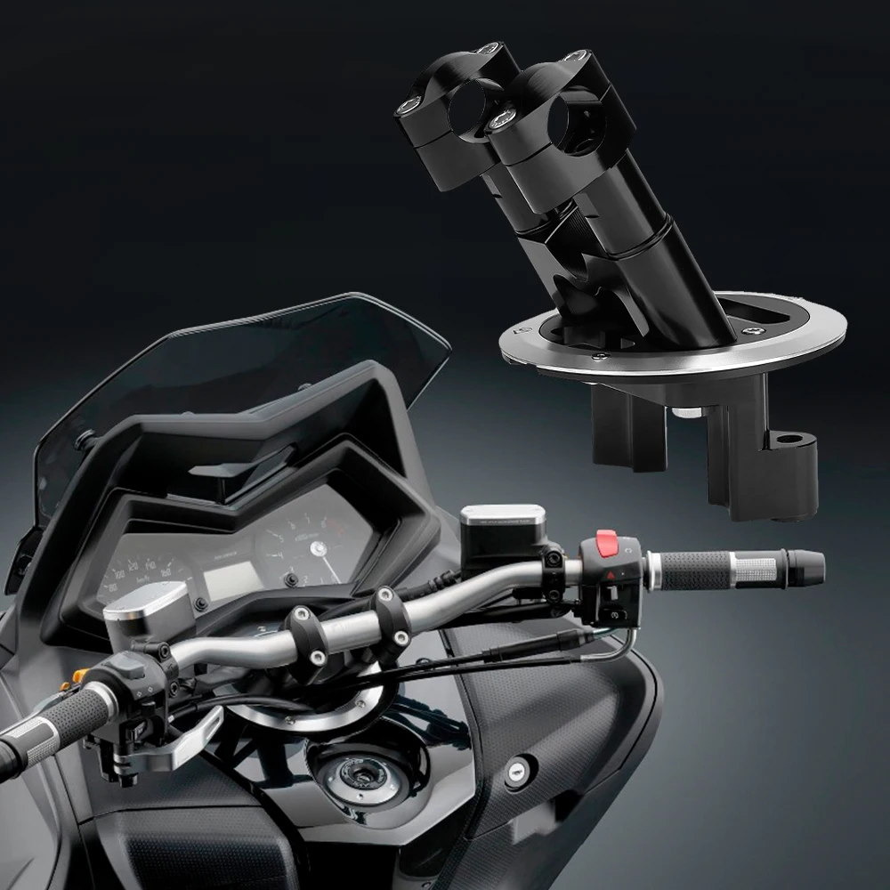 For Yamaha Tmax530 T-MAX 530 2012 2013 2014 2015 Riser Kit Handlebars Clamps