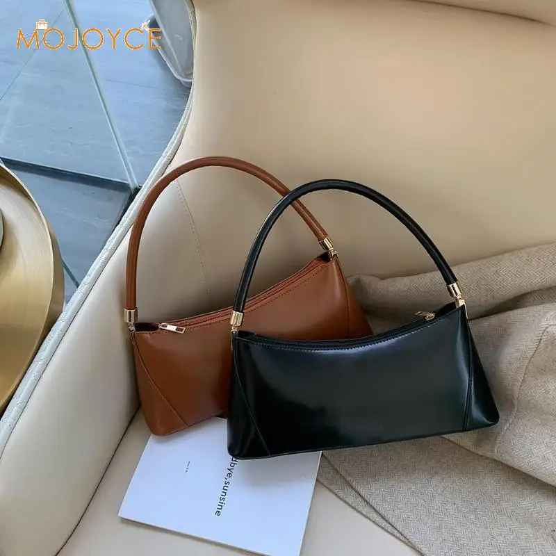 Small Shoulder Bags for Women PU Leather Bag Brand Mini Elegant Shoulder Bag Solid Color Totes Drop - 4000155616232