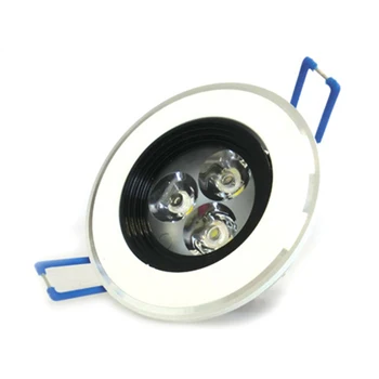 

LEDLUX LC0231C recessed ceiling Led Downlight 3W 220V warm white frame white with black headlight