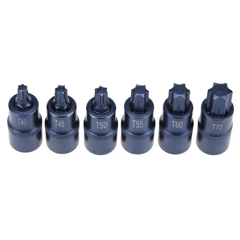 Звездообразный инструмент для отвертки 1/2 переходник торцевых головок T20 T25 T27 T30
