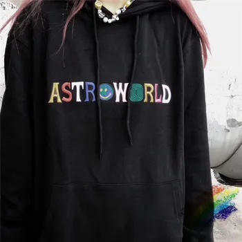 

Embroidery Travis Scott ASTROWORLD Hoodies Men Women Sweatshirts Men Women Casual Travis Scott Astroworld Hoodies