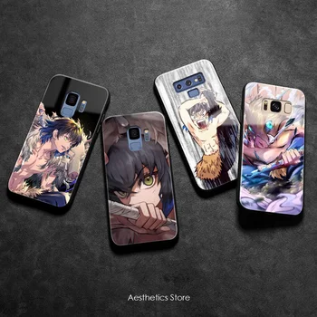 

Inosuke Hashibira Kimetsu no Yaiba Soft Silicone Glass Phone Case Cover Shell for Samsung Galaxy S8 S9 S10e S10 Note 8 9 10 Plus