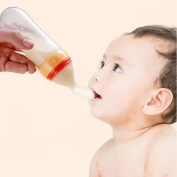 Baby Feeding Bottle Spoon Milk Bottle Baby Training Feeder Food Supplement Food Feed Spoon Utensils Children Accessories Newborn