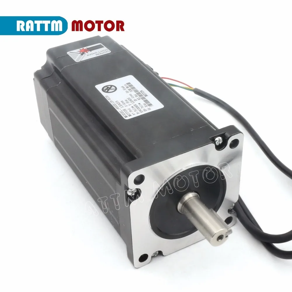 - DE Free VAT 3 Sets Nema34 L154mm Closed Loop Servo Motor 12NM 6A HSS86 Hybrid 8A StepServo Driver CNC Controller Kit