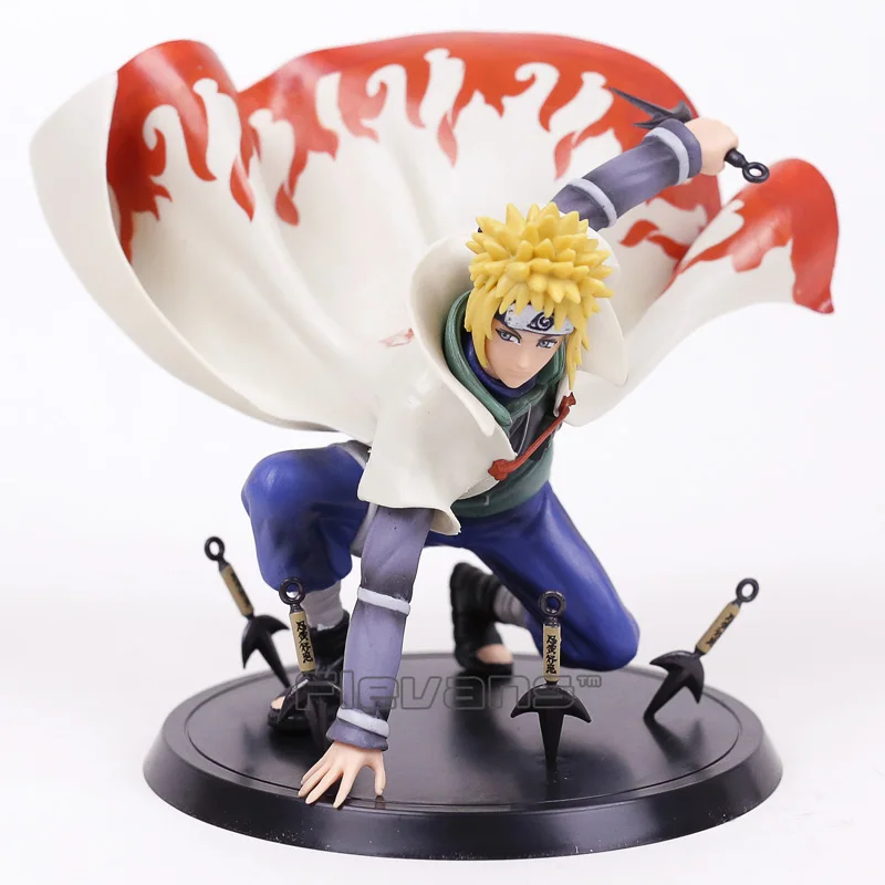 Аниме Наруто Shippuden Namikaze Minato ПВХ фигурка Коллекционная модель игрушки 14 см|Игровые