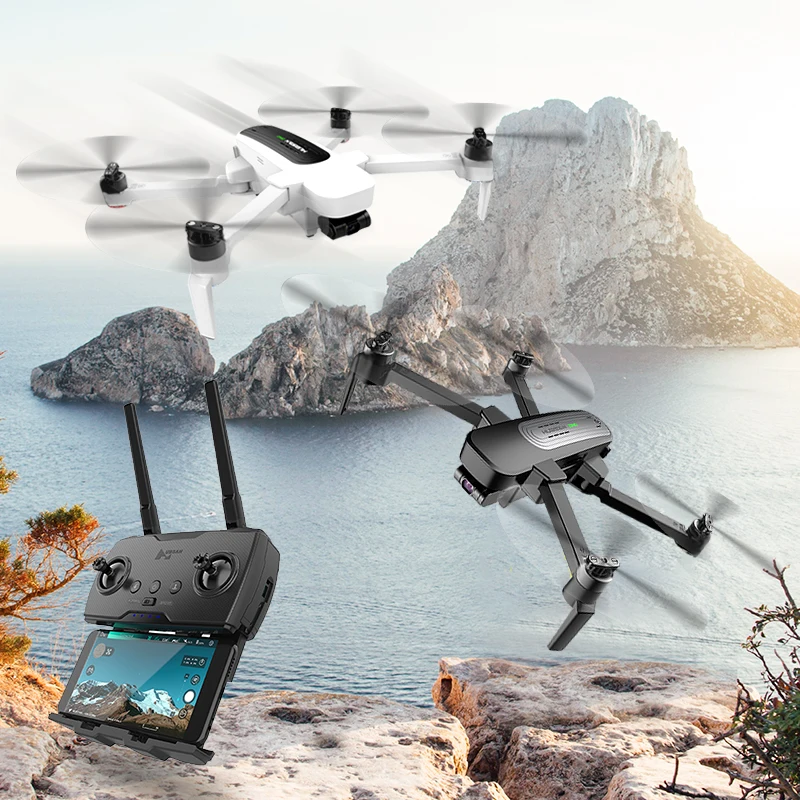 Fpv com 4 Original Hubsan Zino 5.8g 1 km Braço Dobrável k Uhd Câmera 3 Eixos Cardan rc Drone Quadcopter Rtf Alta Velocidade H117s Gps Mod. 90003