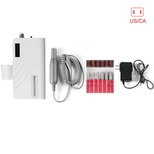 Машинка для полировки ногтей, электрическая машинка для сверления ногтей, перезаряжаемая ручка, инструменты для маникюра MPwell