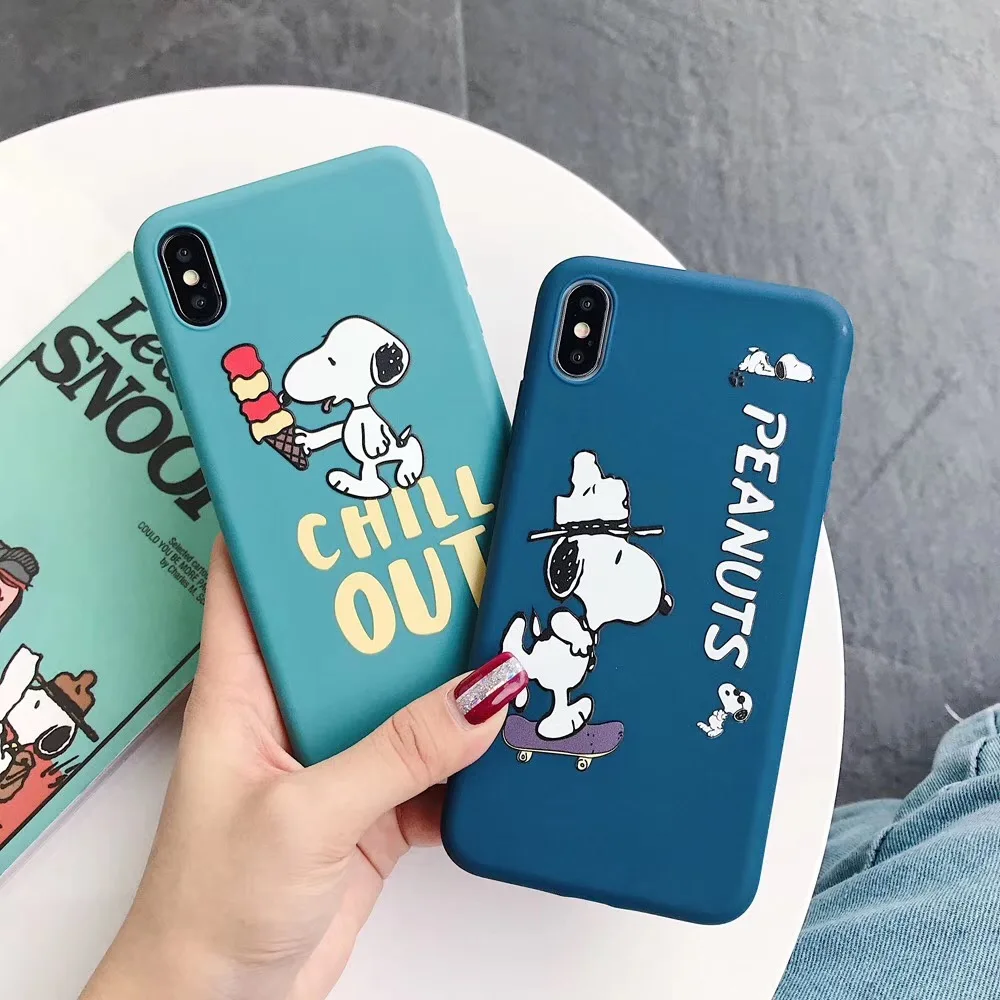 Чехол для телефона Peanut Charlie коричневый beagle Candy из ТПУ для Apple iPhone X XS Max Xr 11 pro 7 8 6 6s Plus мультяшный мягкий чехол