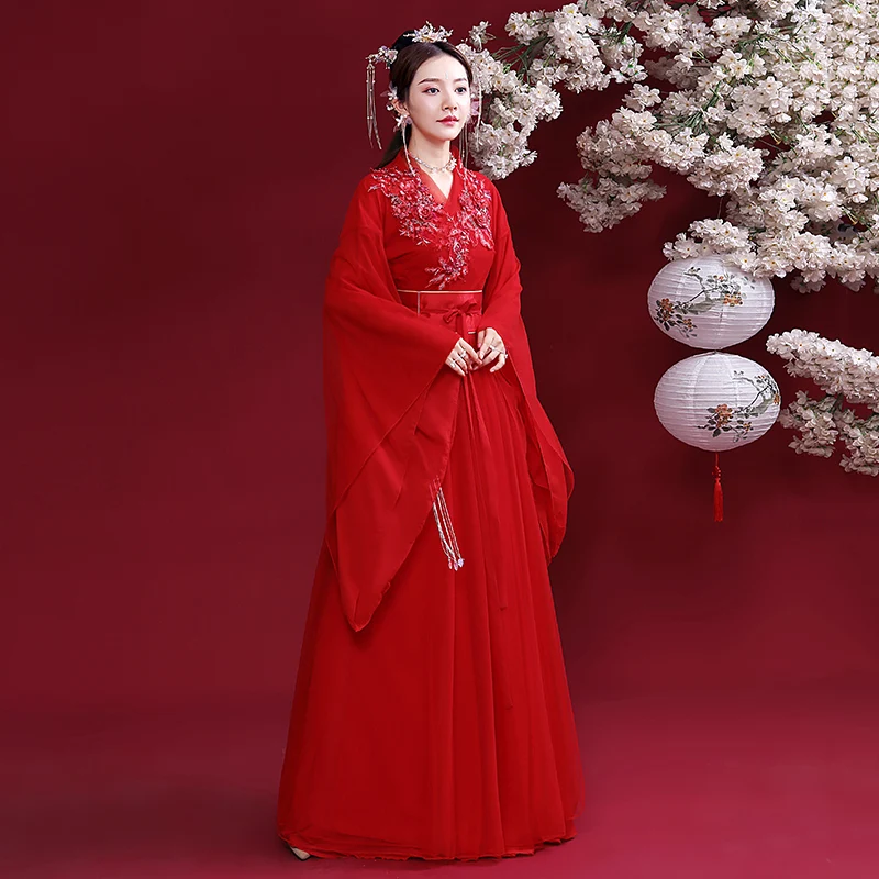 Китайское платье hanfu женское шикарное и Стильное для косплея древняя женщина 2021