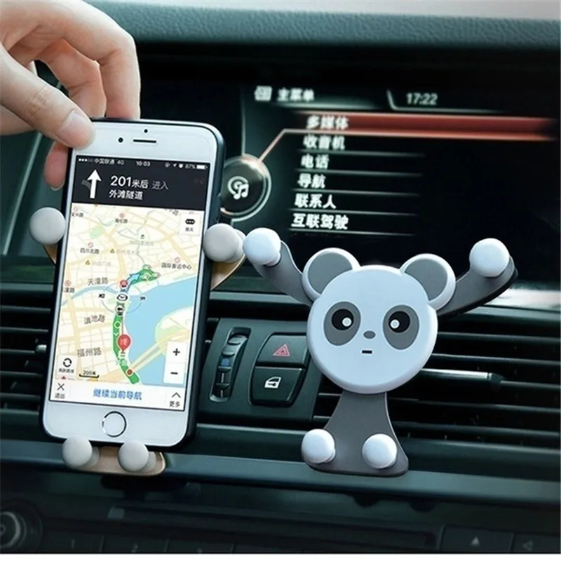 

Gravity Car Holder For Phone in Car Air Vent Clip Mount No Magnetic Mobile Phone Holder Cell Stand Support For iPhone X 7