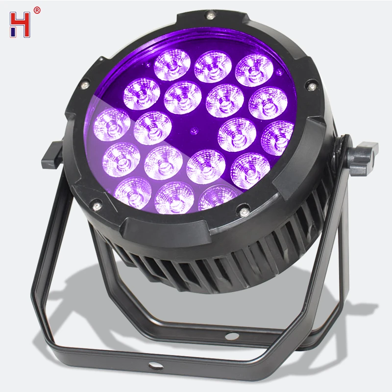 Led Stage Lights 18x12W Waterproof Led Light IP65 Dmx Outdoor Lyre Wash Led Uplight