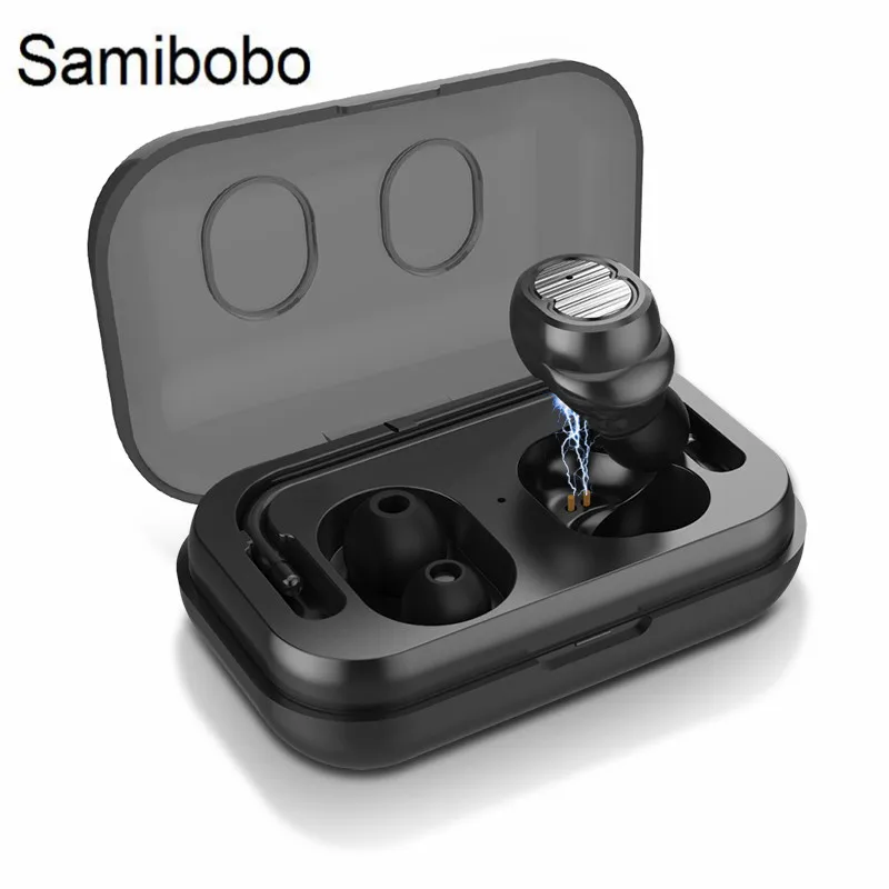 

TWS Sports Wireless earphone ear hook or in-ear Bluetooth 5.0 Noise reduction Tap Control Headphones With Mic Handsfree Earbuds