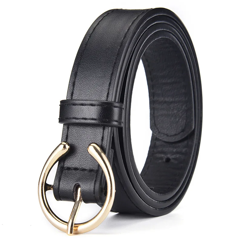 Belt ladies C letter buckle skirt belt ISN casual female student jeans thin belt decorative belt women ladies belt Belts