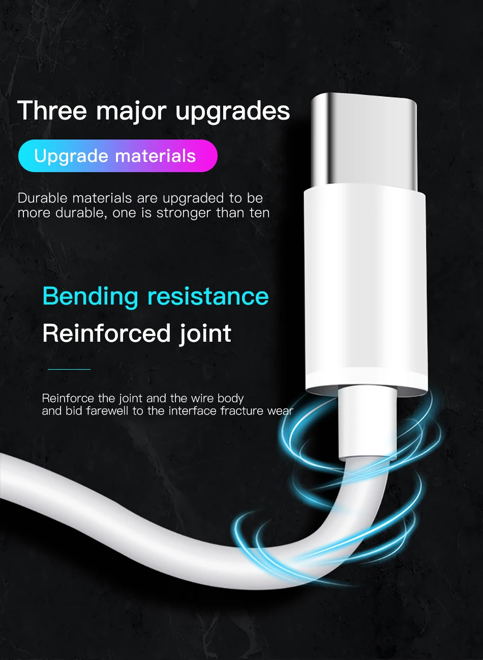 !ACCEZZ 5A USB Type C Fast Charging Cable For Huawei P30 P20 Mate 20 Pro SamSung S10 For Xiaomi Mi9 Mix 3 Quick Charge Data Cord (5)