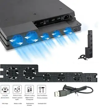 

Stand Control of Cooler Cooling Fan Game Console Accessories Holder Base Support for Sony Playstation Play Station PS 4 PS4 Pro