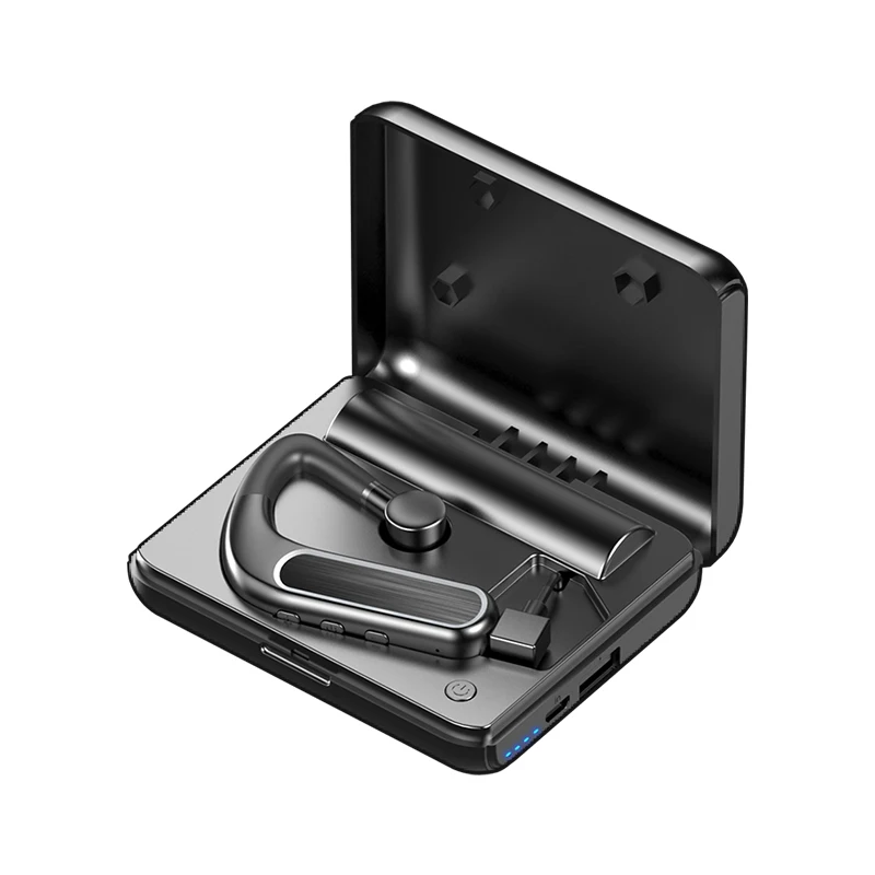 Handsfree Wireless Bluetooth Earphones CVC Noise Canceling Business Wireless Headset with Mic for Driver Sport iPhone Smartphone