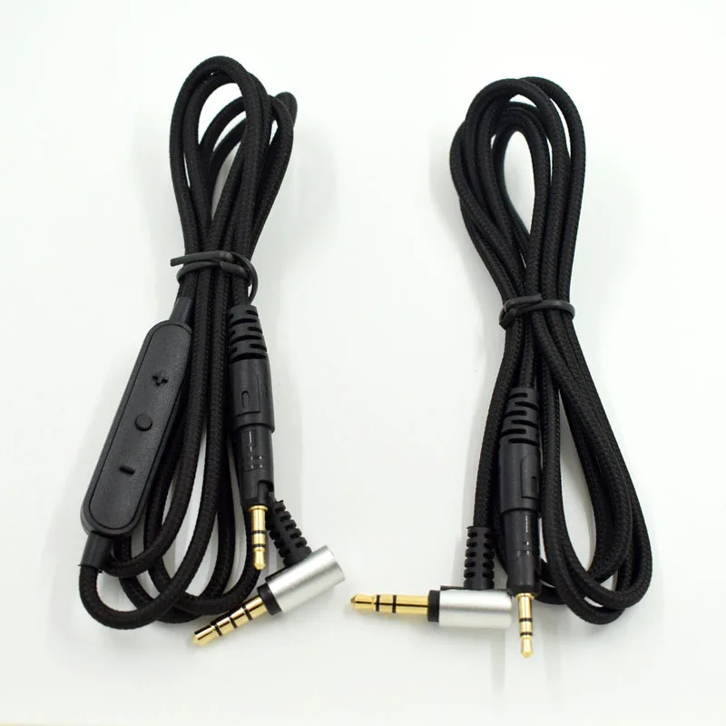 Для Sennheiser HD598 HD518 для ATH M50X M40X Сменные наушники с оплеткой и проводным управлением