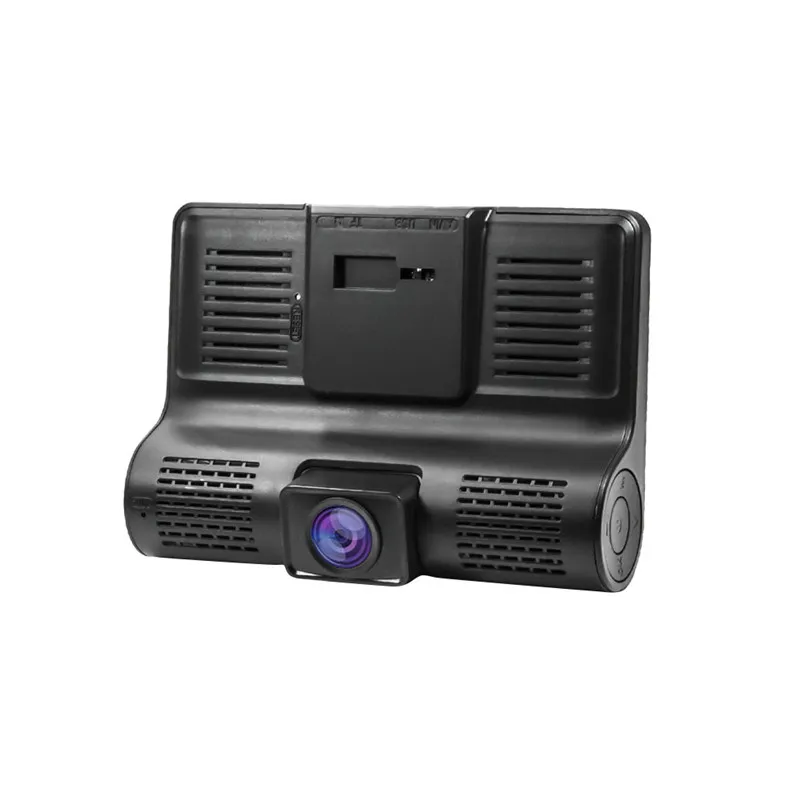 1080P 3 объектива Full HD Автомобильный видеорегистратор камера 170 градусов заднего вида Автомобильный видеорегистратор g-сенсор Автоматическая Автомобильная камера рекордер df Новинка 4,0 дюймов