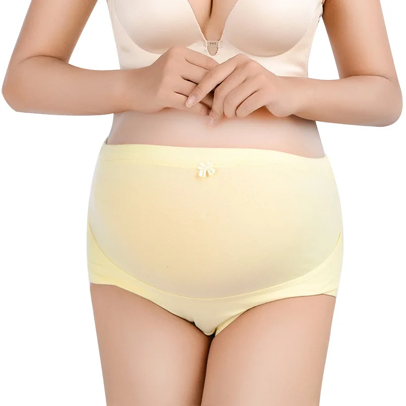 

Manufacturer's direct sales of high waist and belly support pregnant women's large size underwear adjustable pregnant women's sh