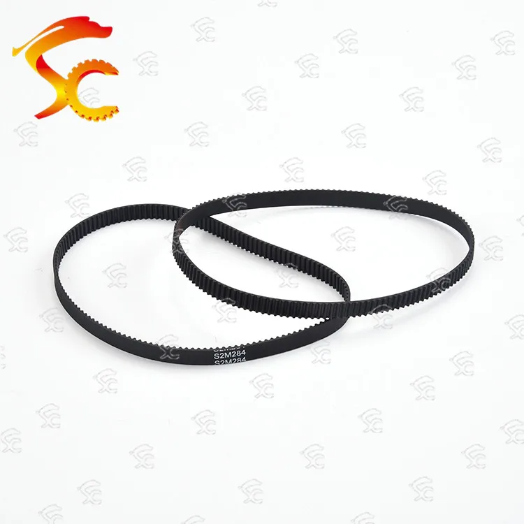 

100PCS S2M-170 closed-loop rubber timing belt Teeth 85 Length 170mm wide 6mm/10mm/12mm/15mm belt
