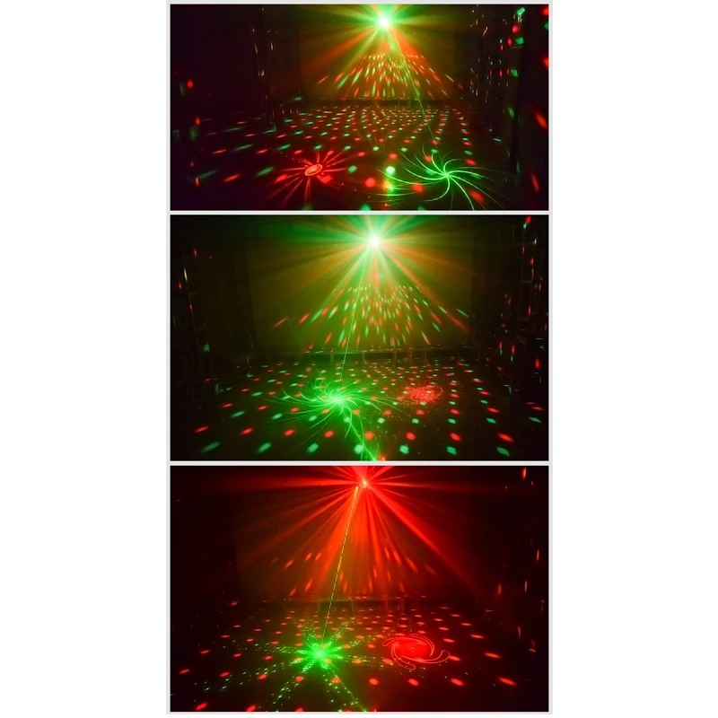 laser lamp magic ball projection colorful 7 colors stage lamp New 120 patterns bar KTV flash disco remote control party