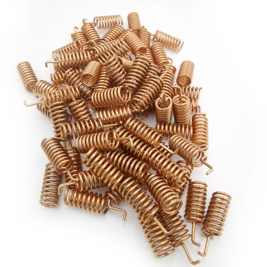 Customized Phosphor Copper / Bronze 3Dbi Internal PCB Spring 915 Mhz Coil Antenna