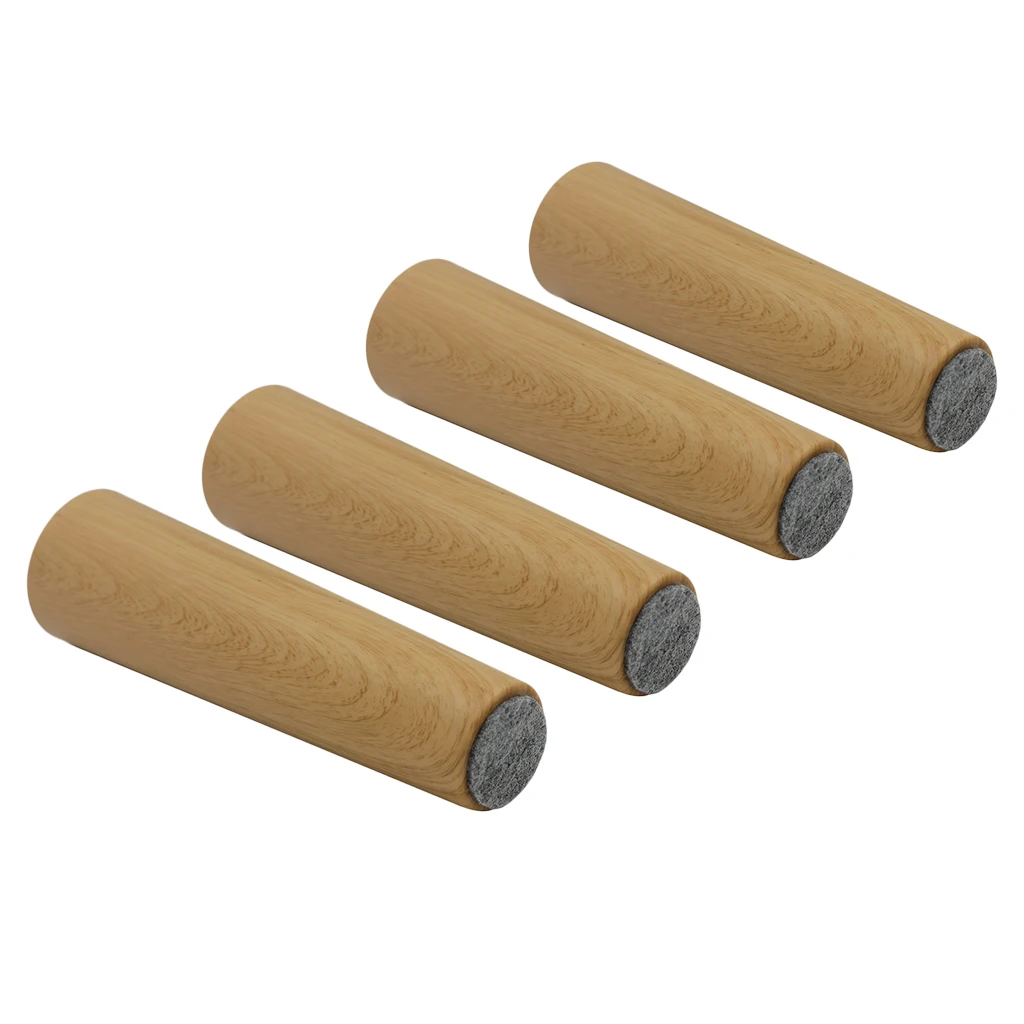 4pcs Wood Furniture Legs Modern Feet Great Replacement for Sofa, Couch, Bed, Coffee Ottoman TV Stand Loveseat