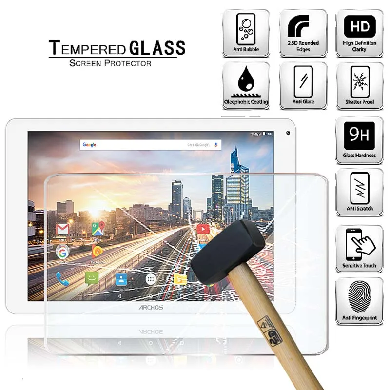 

Tablet Tempered Glass Screen Protector Cover for Archos 101b Neon HD Eye Protection Anti-Fingerprint Tempered Film