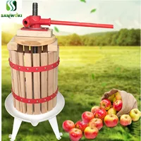 Manual 6L press juice machine DIY grape wine maker juice residue separation apple pressing juicer honey pressing machine 1