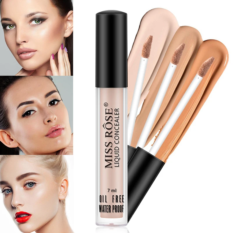 

2019 Hot Waterproof Face Foundation Liquid Concealer Makeup Cosmetics Face Contour Make up Liquid Concealer Base Makeup TSLM1