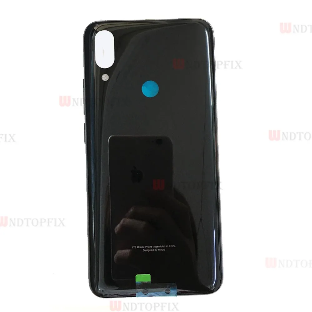 Оригинальное стекло для Meizu Note 9 задняя крышка батарейного отсека задняя стеклянная крышка для Meizu Note9 Крышка батарейного отсека Note 9 Корпус чехол+ боковой ключ