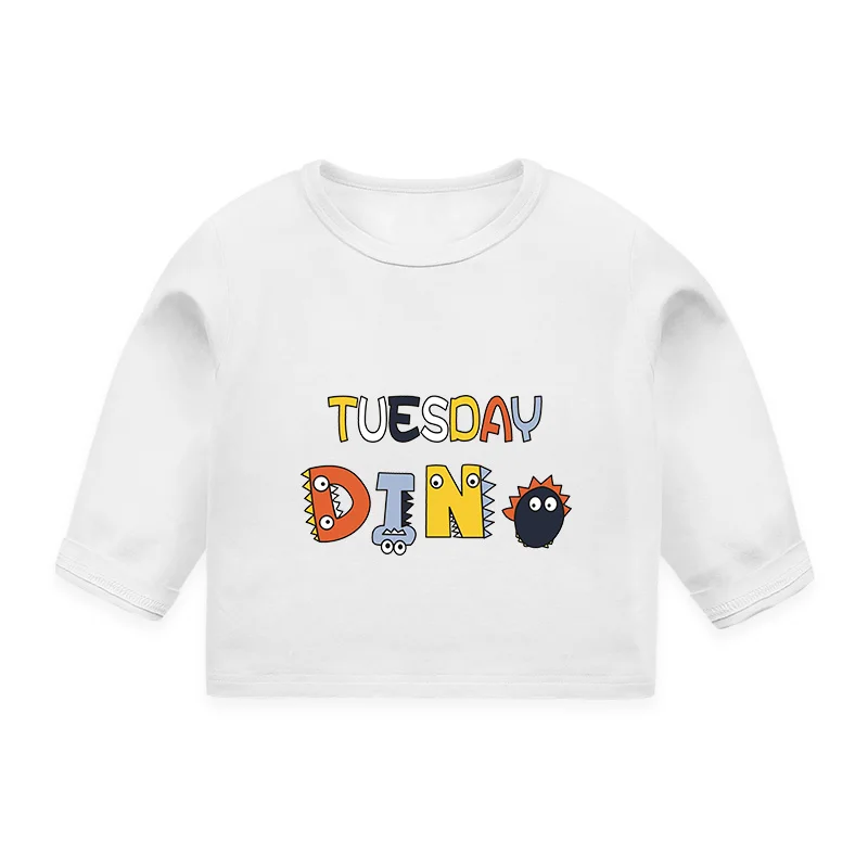 

Baby clothes girls summer new long-sleeve boy shirt children 2-8t baby bottoming shirt pure cotton thin top