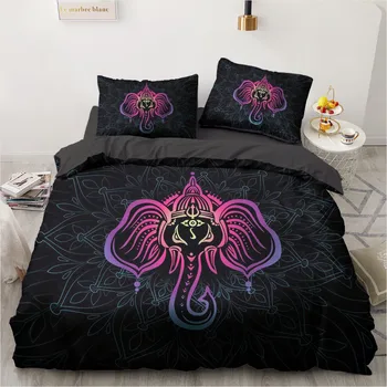 

Bedding Sets 3D Colorful Starry Sky Duvet Quilt Cover Set Comforter Bed Linen Pillowcase King Queen Full Double Home Texitle